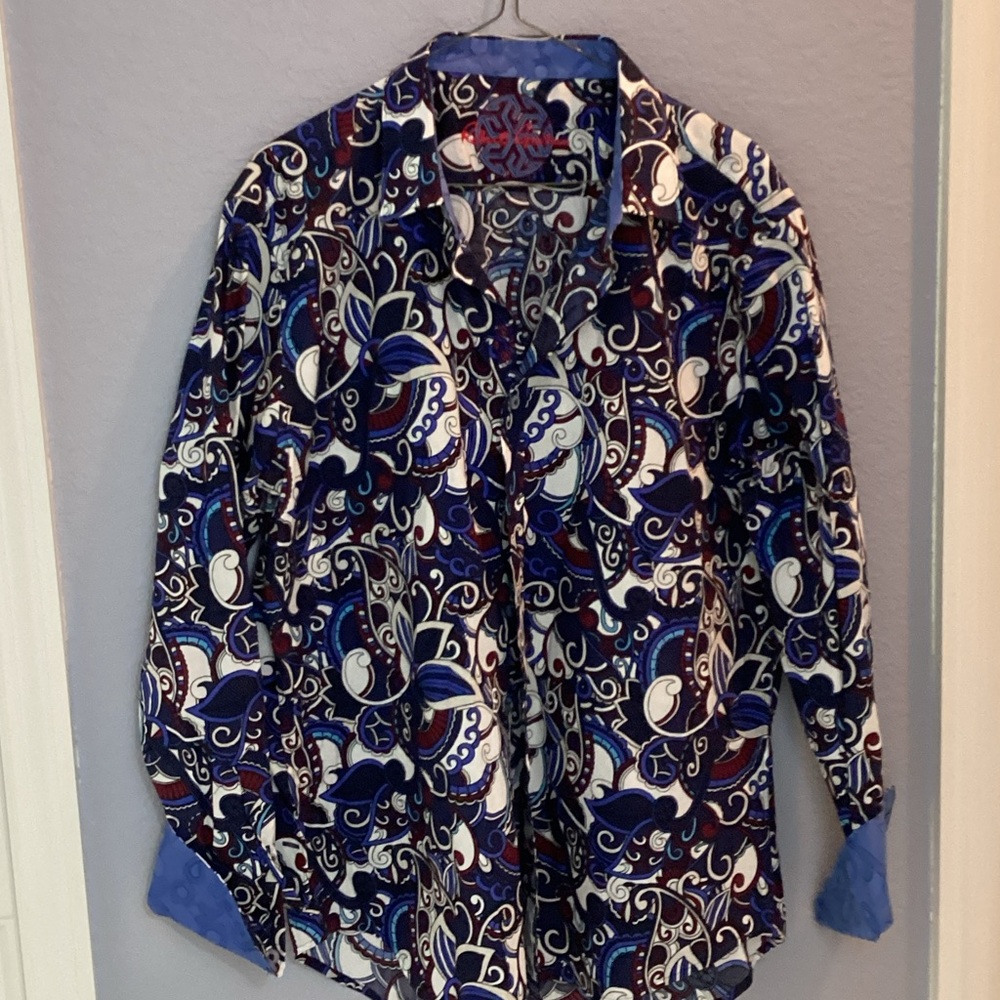 Robert Graham Multicolor Abstract Shirt